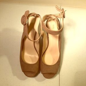 Nine West Suede Wedge Heels